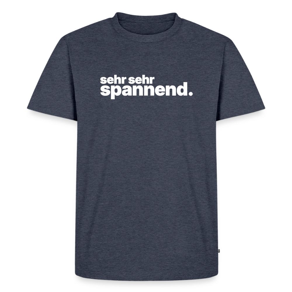 Shirt - Sehr sehr spannend. - Jeansblau 
