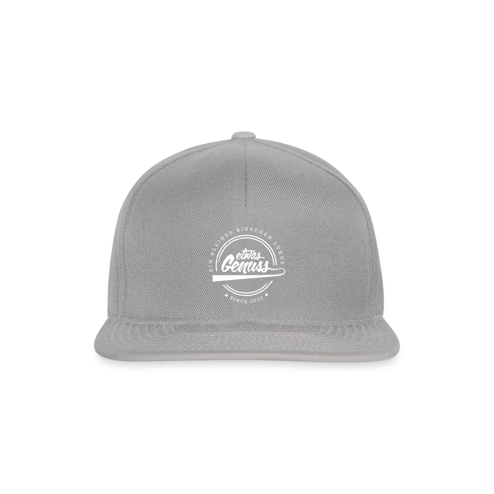 EtwasGenuss Snapback Cap - Graphit/Graphit