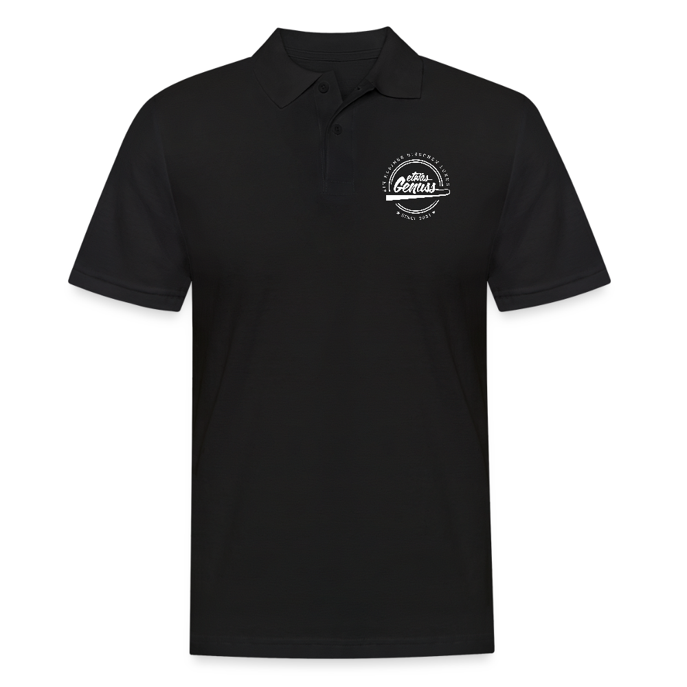 EtwasGenuss Poloshirt (Herren) - Schwarz