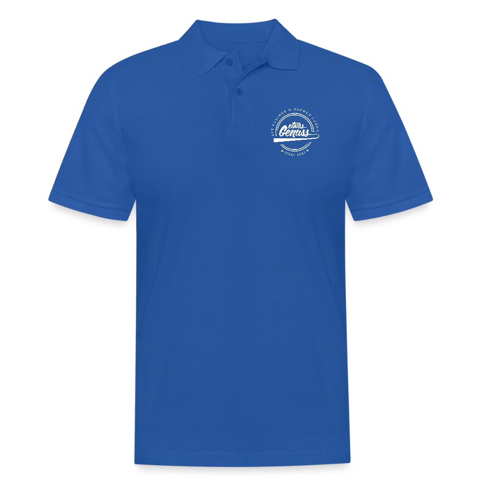 EtwasGenuss Poloshirt (Herren) - Royalblau