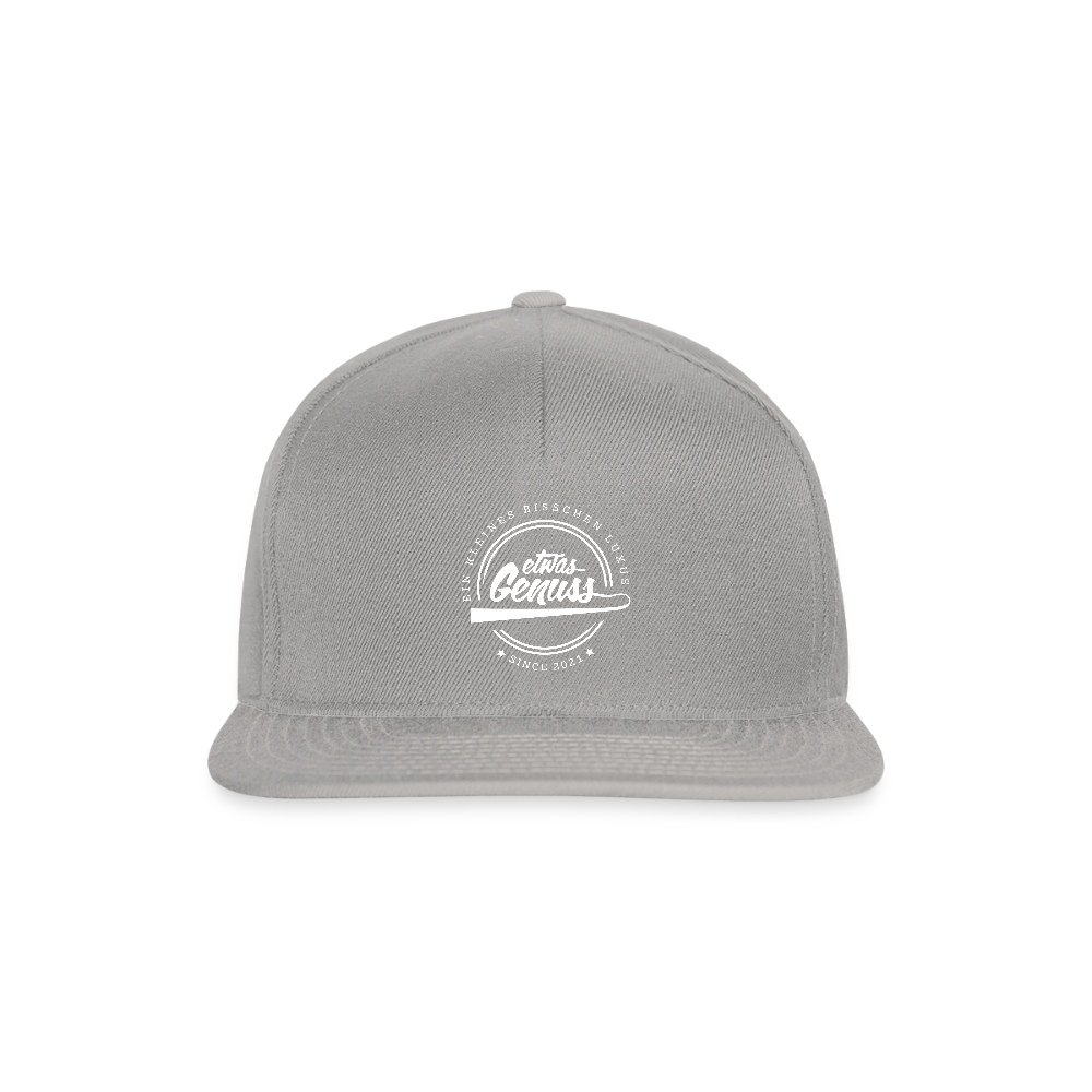 EtwasGenuss Snapback Cap - Graphit/Graphit