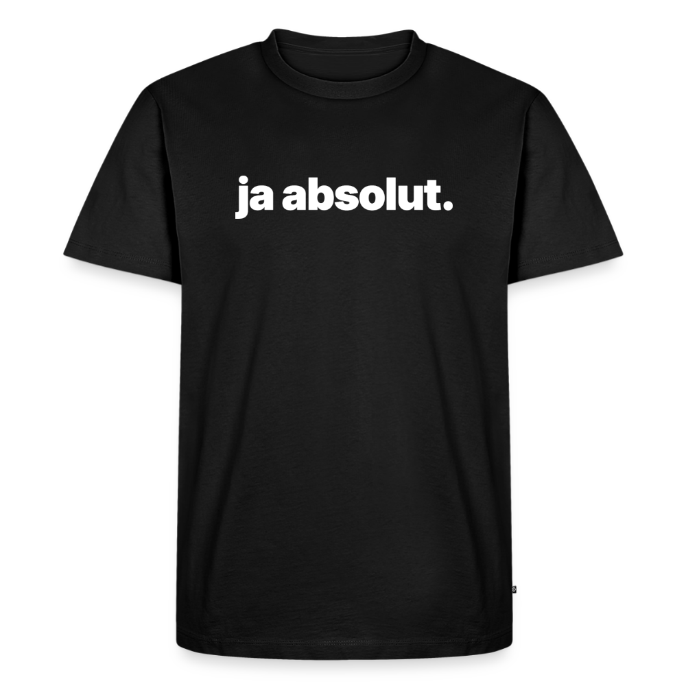 Shirt - Ja absolut. - Schwarz