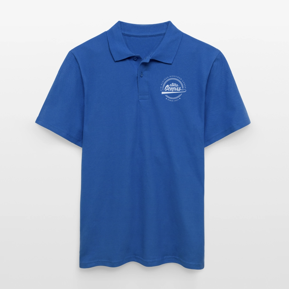 EtwasGenuss Poloshirt (Herren) - Royalblau
