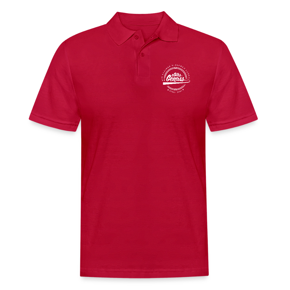 EtwasGenuss Poloshirt (Herren) - cherry red
