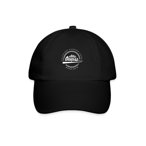 EtwasGenuss Baseballkappe - Schwarz/Schwarz