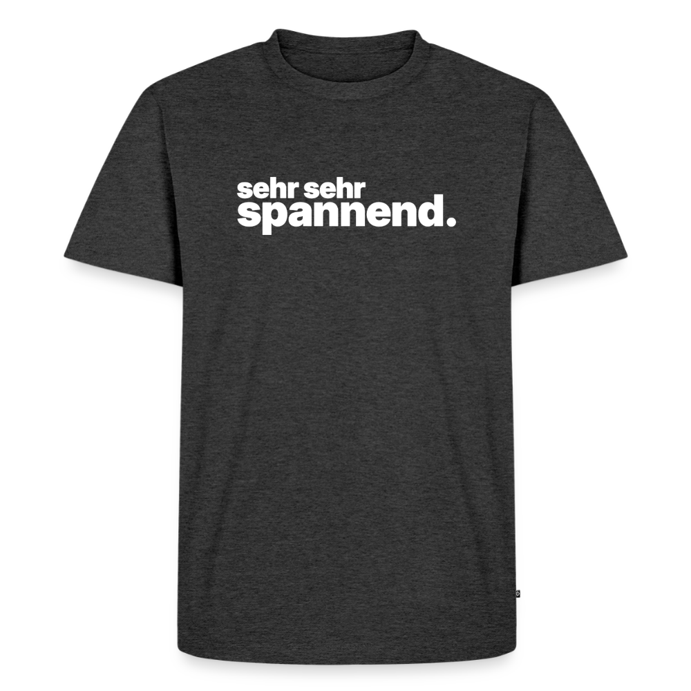 Shirt - Sehr sehr spannend. - Anthrazit meliert