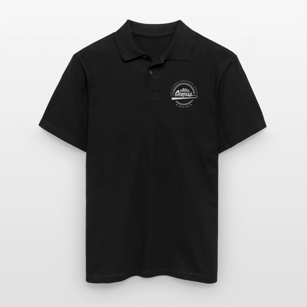 EtwasGenuss Poloshirt (Herren) - Schwarz