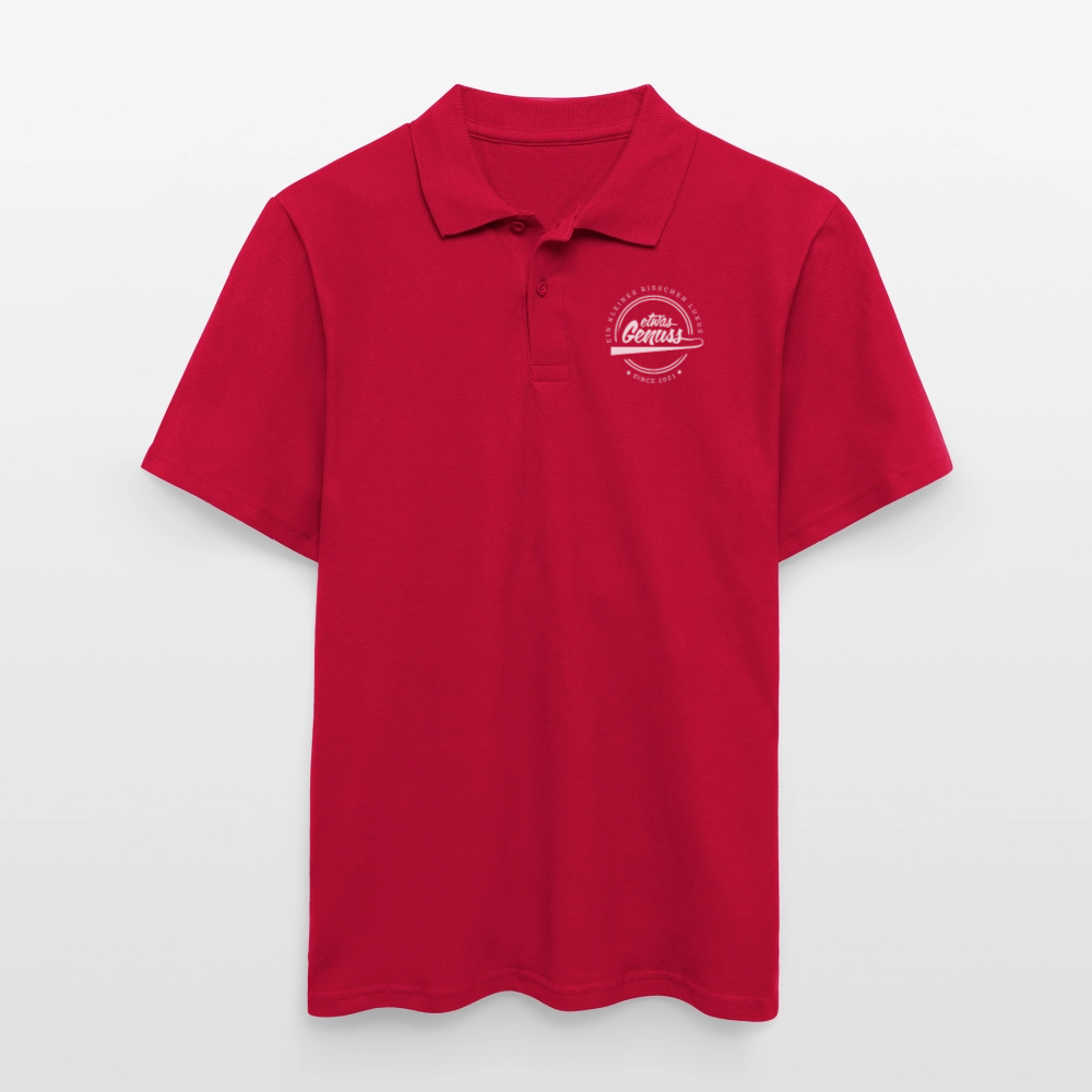 EtwasGenuss Poloshirt (Herren) - cherry red